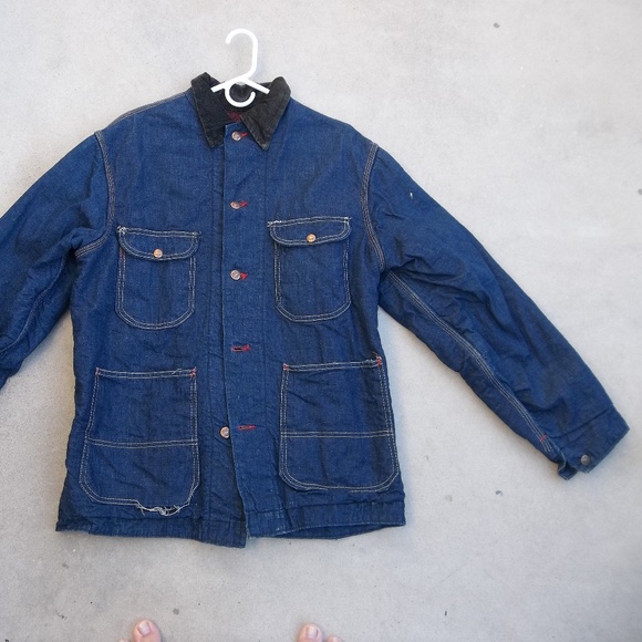 Vintage Denim Chore Jacket Big Mac 1970s size Large - Picture 2 of 9
